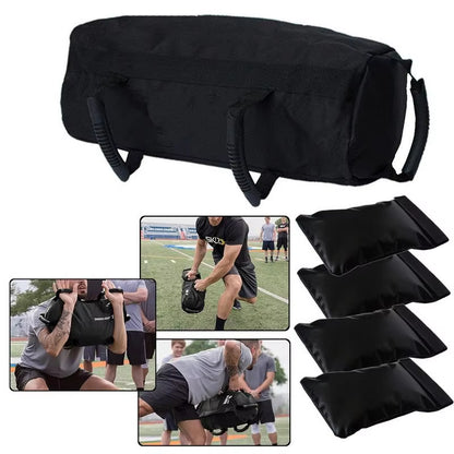 Sandbag Workout Bag Core Strength Exercise Bags 5Pcs 2.4 to 44 LBS Adjustable Heavy Training Weight Bags for Home Gym Exercise